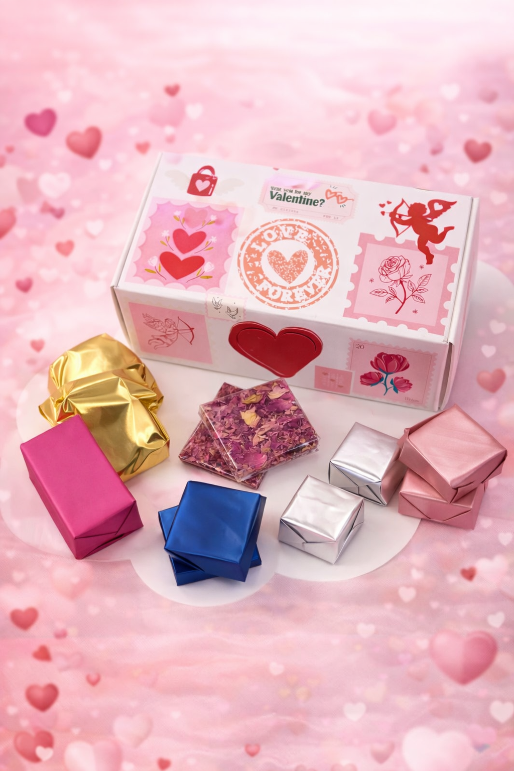 Valentine Chocolate Stamps Box | Premium Valentine Gift Set