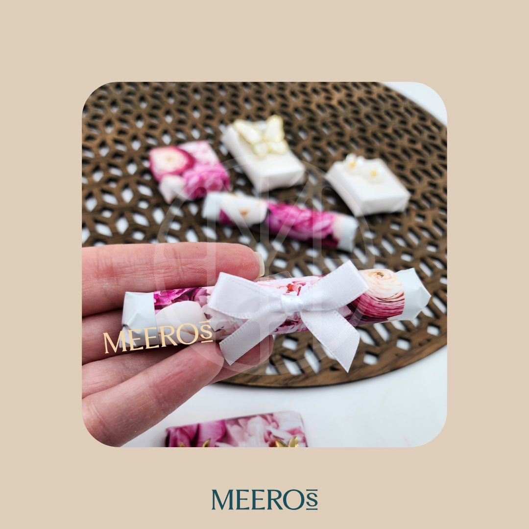 Elegant chocolate favors for weddings and events