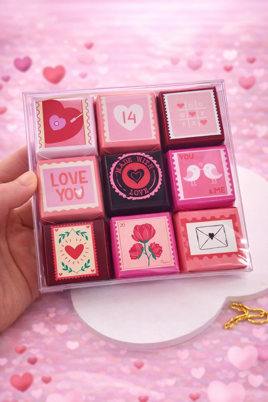 Valentine Stamps Chocolate Box | Premium High-Quality Chocolate Gift