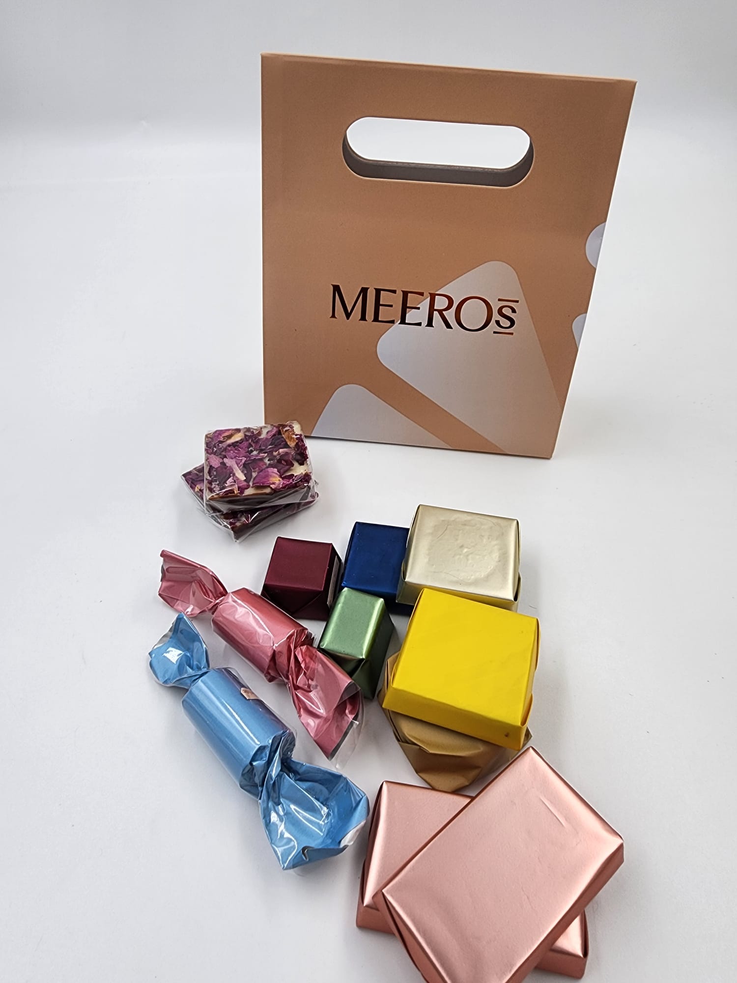 Grab-N-Go personalized chocolate – Meeros Rich Bite”

Grab-N-Go chocolate favors – premium everyday treats

Customizable Grab-N-Go chocolate wrapping – Meeros Rich Bite

Handcrafted chocolate pieces for daily gifting – Grab-N-Go design

Premium high-quality chocolate Grab-N-Go collection

Grab-N-Go chocolate assortment – event and home gifting

Elegant Grab-N-Go wrapped chocolates – Michigan handmade

Grab-N-Go chocolate treats for school, office, and hosting