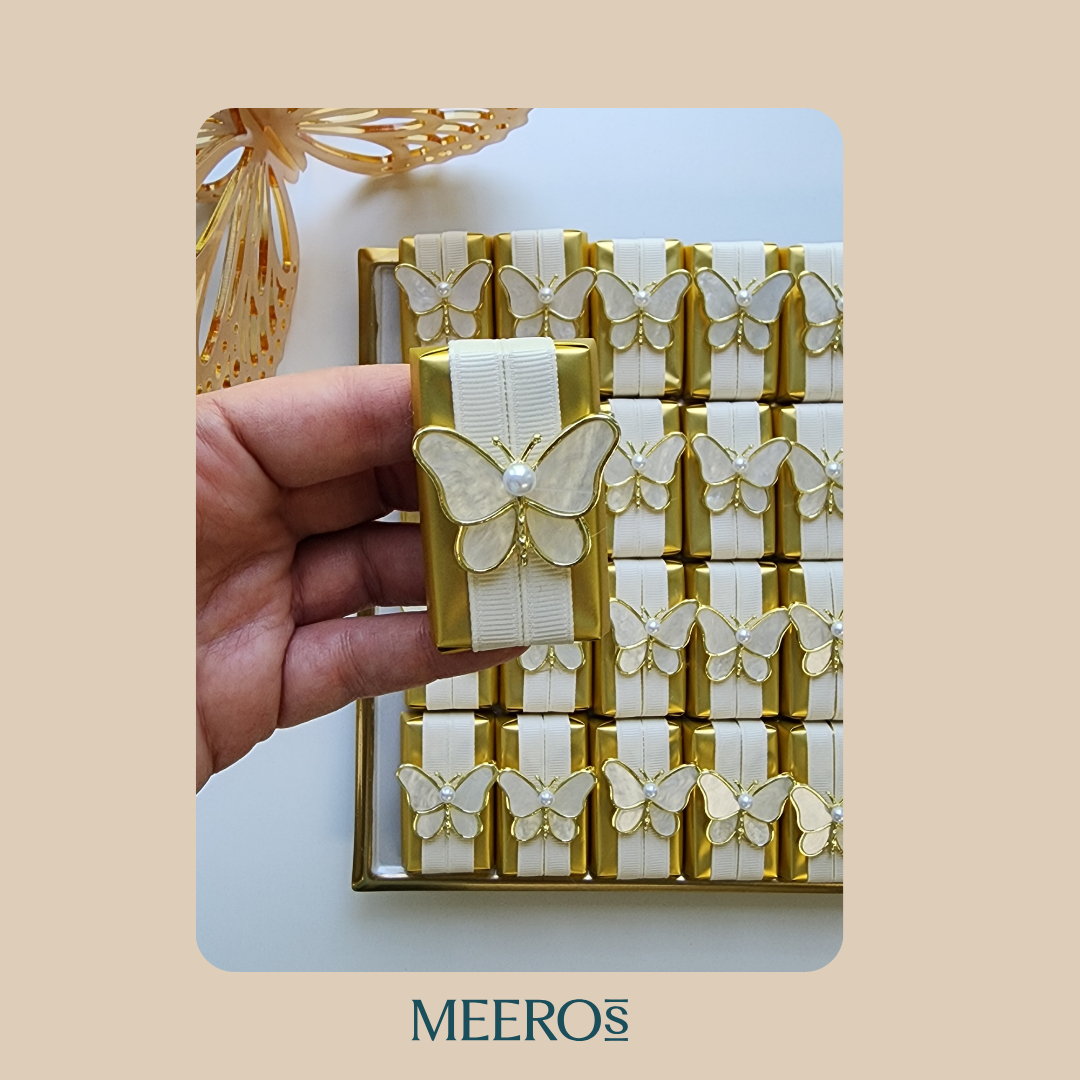 Gold and White Butterfly Theme