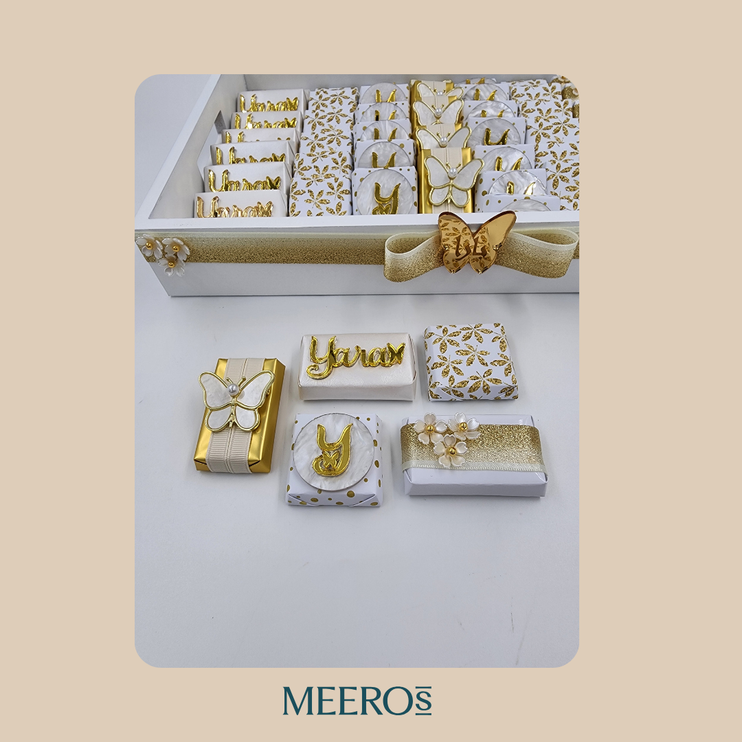 Gold and White Butterfly Theme